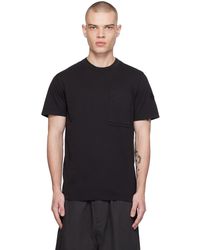 Moncler - Black Patch Pocket T-shirt - Lyst