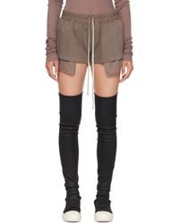 Rick Owens - Taupe Tower Fog Boxer Shorts - Lyst