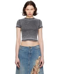 Guess USA - Cropped T-Shirt - Lyst