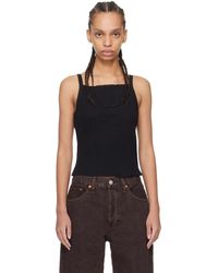RE/DONE - Square Neck Tank Top - Lyst