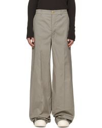 Rick Owens - Taupe Tower Work Trousers - Lyst
