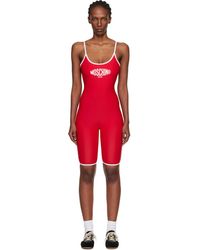 Moschino - Printed Lycra One-Piece Swimsuit - Lyst