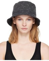 Marine Serre - Moon Laser Denim Bucket Hat - Lyst