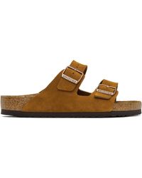 Birkenstock - Tan Regular Arizona Soft Footbed Sandals - Lyst