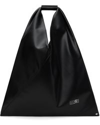 MM6 by Maison Martin Margiela - Black Classic Triangle Tote - Lyst