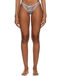 Agent Provocateur - Blue Lorna Party Ouvert Briefs - Lyst