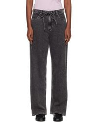 Rag & Bone - Phoebe Wide-Leg Drawstring Jeans - Lyst