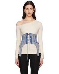 ANDERSSON BELL - Lace-up Long Sleeve T-shirt - Lyst