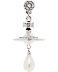 Vivienne Westwood - Faux-Pearl Drop Single Earring - Lyst