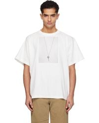 MM6 by Maison Margiela - Off- 'Mm6 Key' T-Shirt - Lyst
