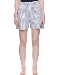 Tekla - Poplin Pyjama Shorts - Lyst