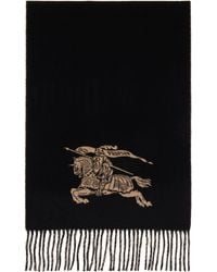 Burberry - Reversible Knight Cashmere Scarf - Lyst