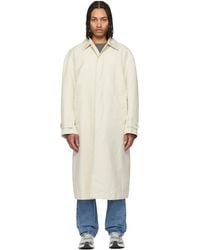 BOSS - Off- Water-Repellent Concealed Closure Coat - Lyst