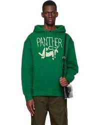 Valentino - Cotton 'Panther' Print Hoodie - Lyst