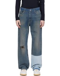 MM6 by Maison Martin Margiela - Jean Bleu À Cinq Poches - Lyst