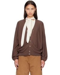 Lemaire - Relaxed Twisted Cardigan - Lyst