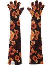 Ruslan Baginskiy - Jacquard Faux-Fur Gloves - Lyst