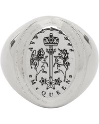 alexander mcqueen ring mens