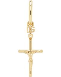 Dolce & Gabbana - Dna Cross Single Earring - Lyst