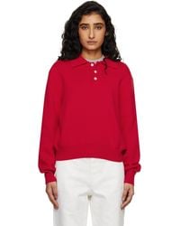 DUNST - Cashmere Collared Sweater Polo - Lyst