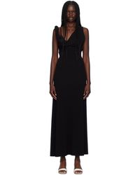 TOTEME - Twist Drape Long Dress - Lyst