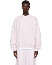 Alexander Wang - Oversized Logo Print Sweatshirt - Lyst