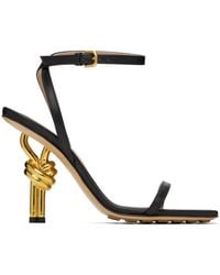 Bottega Veneta - Black Knot Sandals - Lyst