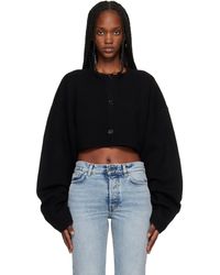 TOTEME - Cropped Oversized Cardigan - Lyst