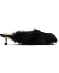 Simone Rocha - Faux Fur Mule Heels - Lyst