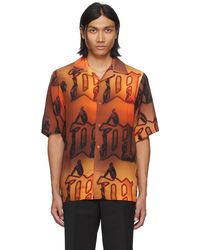 MISBHV - Orange Big M Sunset Shirt - Lyst