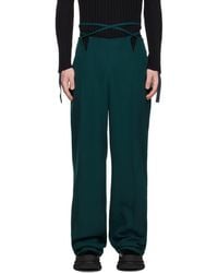 Dion Lee - Green V-wire Trousers - Lyst