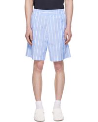 Jacquemus - ホワイト＆ブルー La Croisière 'The Aloe' ショートパンツ - Lyst