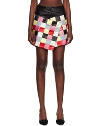 Super Yaya - Weave Miniskirt - Lyst