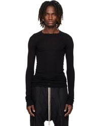 Rick Owens - Temple Rib Ls T-shirt - Lyst