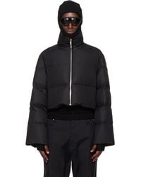 Rick Owens - Moncler + Cropped Cyclopic Down Jacket - Lyst