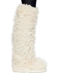 Moncler - Beverly High Shearling Tall Boots - Lyst
