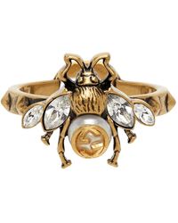 Gucci Bee Ring - Metallic