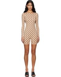 Marine Serre - Moon Printed Jersey Jumpsuit - Lyst