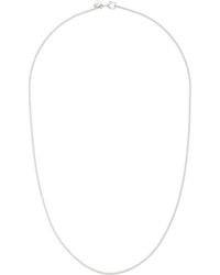Tom Wood - Curb Chain Slim Necklace - Lyst