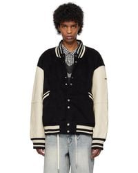 C2H4 - Curvilinear Varsity Bomber Jacket - Lyst
