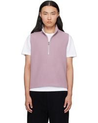 Rier - Fleece City Sweater Vest - Lyst