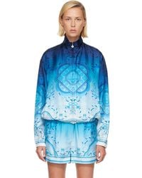 CASABLANCA - Gradient Egyptian Rug Silk Track Jacket - Lyst