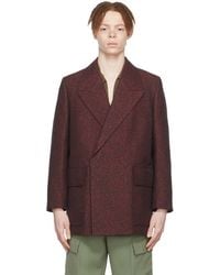 Jil Sander - Ssense限定 レッド コットン コート - Lyst
