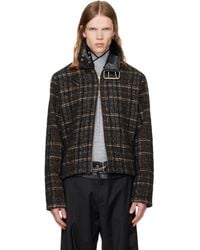 AV VATTEV - Detachable Collar-Belt Wool Jacket - Lyst