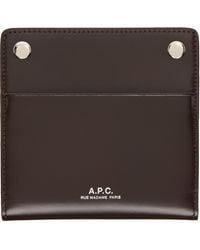 A.P.C. - André Bifold Card Holder - Lyst