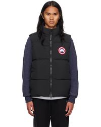 Canada Goose - Black Lawrence Down Vest - Lyst