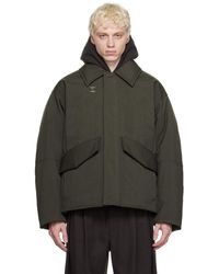 WOOYOUNGMI - Gray Pockets Down Jacket - Lyst