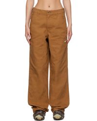 Nike - Brown Double Panel Trousers - Lyst