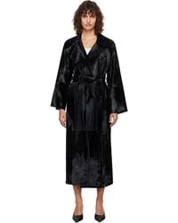 Nour Hammour - Althea Supple Ponyhair Coat - Lyst