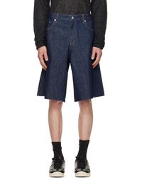 Helmut Lang - Jean Denim Shorts - Lyst